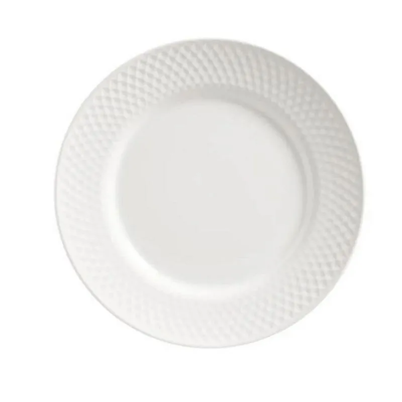 Prato Raso 29cm Split White - Aleeanza Ceramica