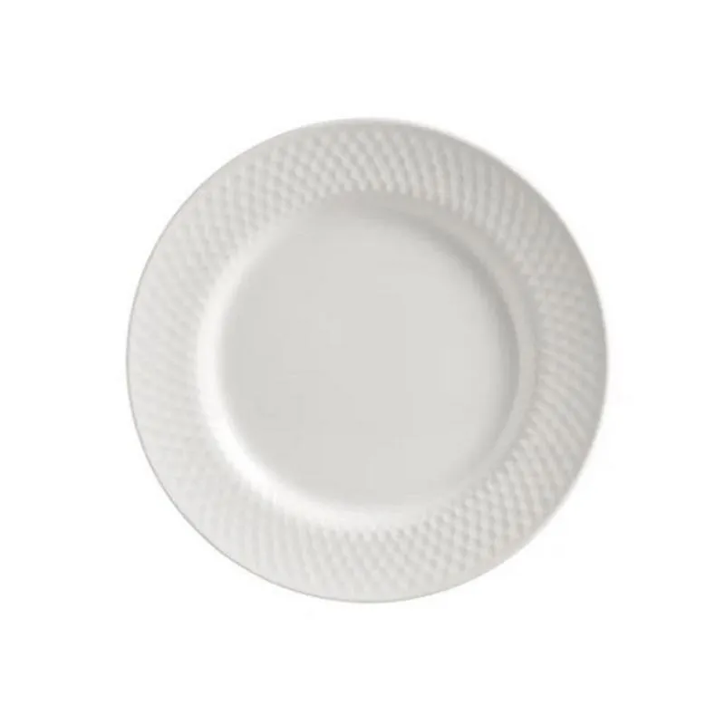 Prato Sobremesa 21cm Split White - Alleanza Ceramica