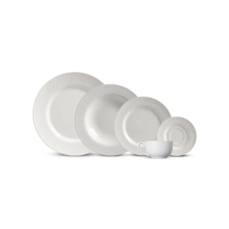 Aparelho de Jantar Alleanza 20 pçs Split White