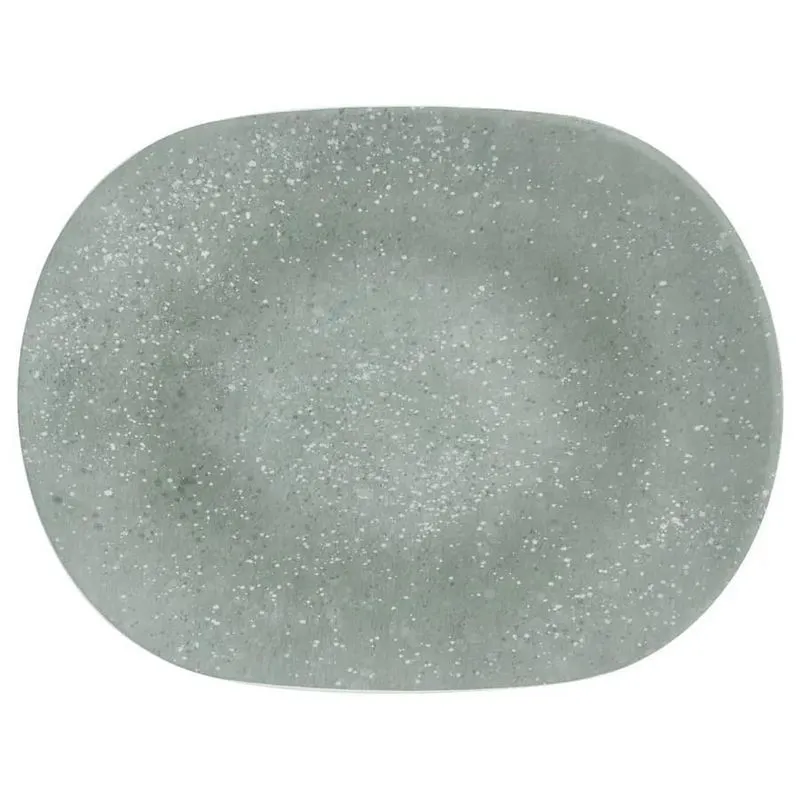 Travessa Em Cerâmica Alleanza 34cm Branca Resistente