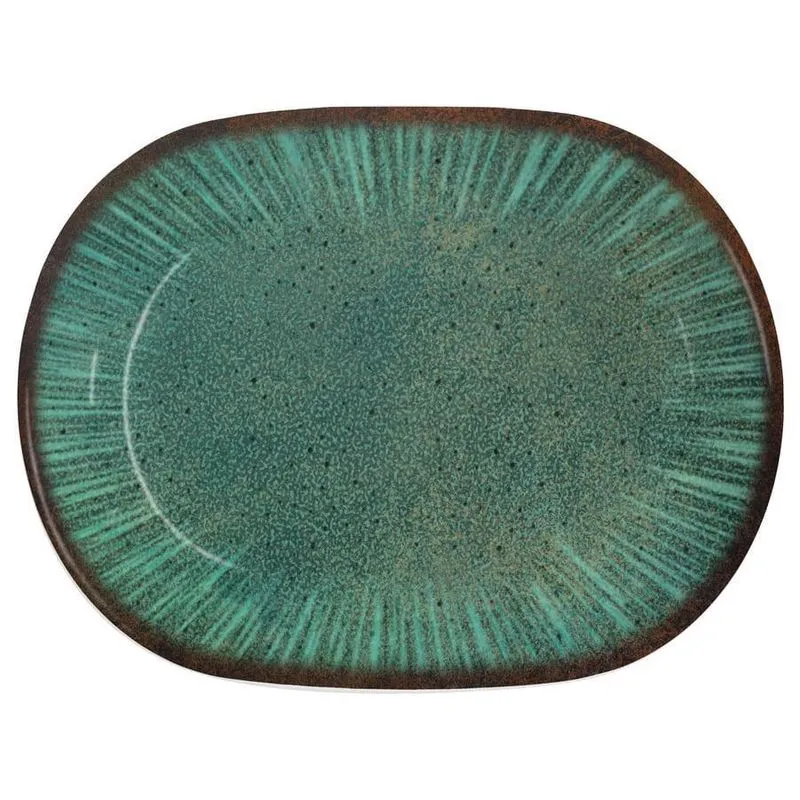Travessa Cerâmica Alleanza 34cm Branca Resistente