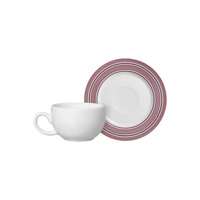 Xícaras Café Alleanza 85ml C/ Pires - Resistente