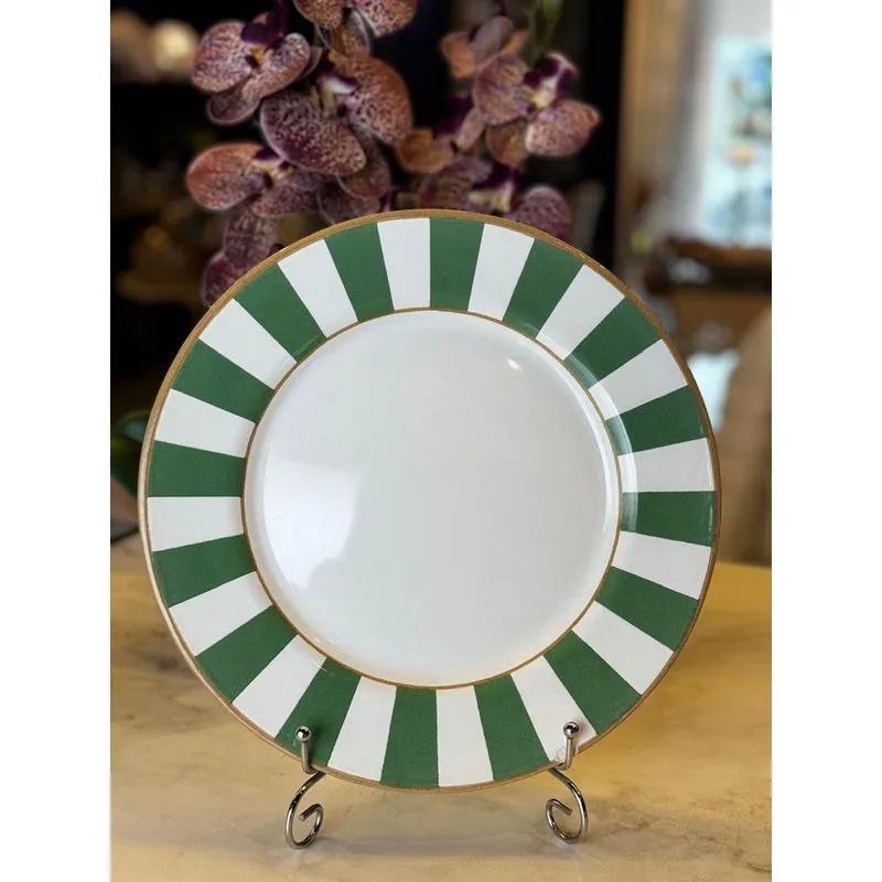 Unidade prato raso stripe verde 1O classific.