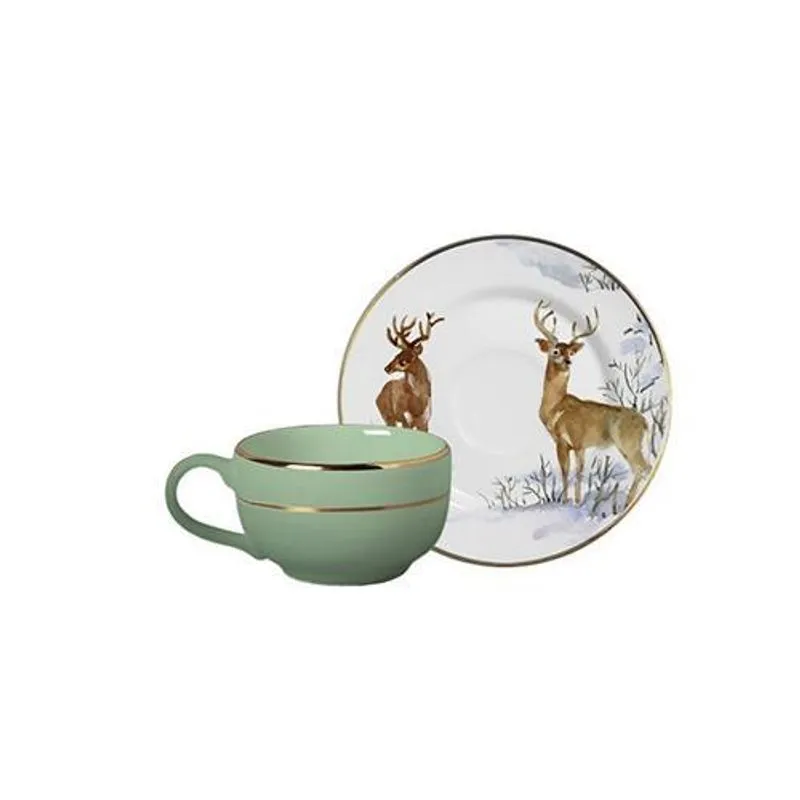 Conjunto Com 6 Xícaras De Café Com Pires Rena 85ml