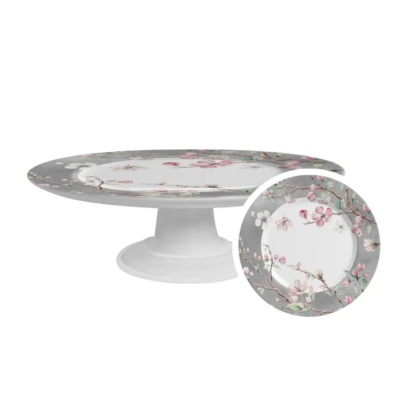 Boleira Colecao Sakura Kika Sato 34 Cm Em Cerâmica Alleanza