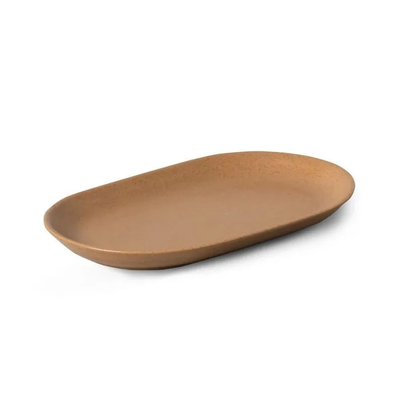 Travessa Organic Terracota 34 Cm Em Cerâmica Alleanza