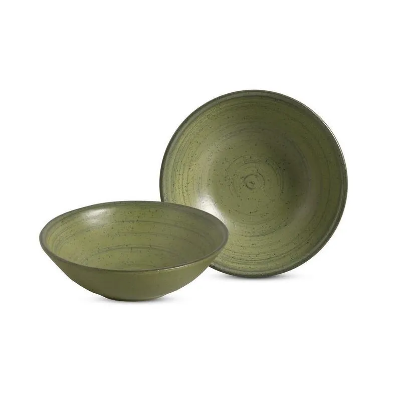 Conjunto 6 Bowls Decorados 300 Ml Kya Olive
