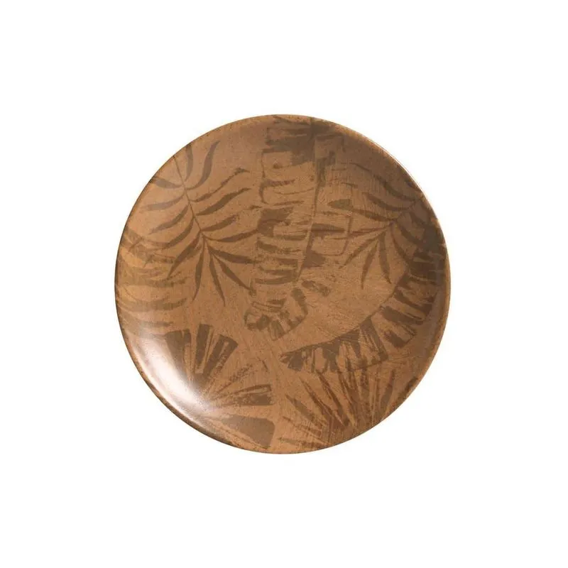 Conjunto 6 Pratos De Sobremesa Coup Palm Tree Terracota 21Cm