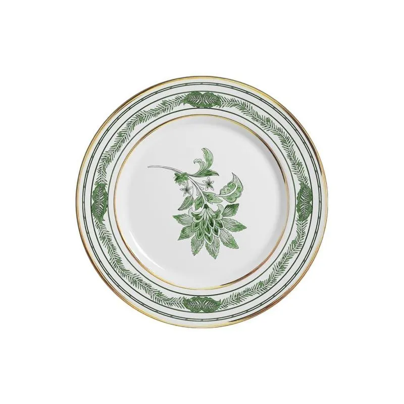 Conjunto Com 6 Pratos De Sobremesa Xangai Verde 21Cm