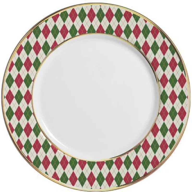 Sousplat Soldadinhos Filete Ouro 34 Cm Cerâmica Alleanza