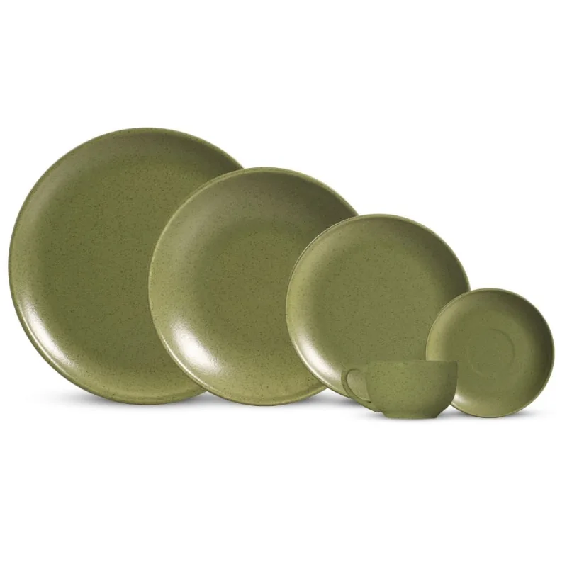 Aparelho de Jantar 30 Peças Organic Olive Alleanza - Alleanza