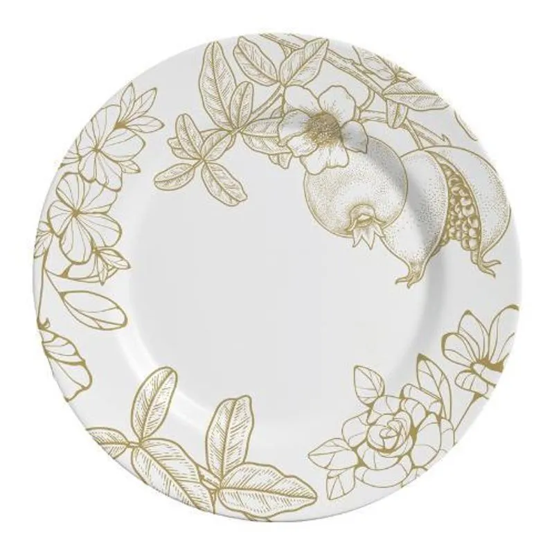 Conjunto Com 6 Pratos Raso Granata 29Cm