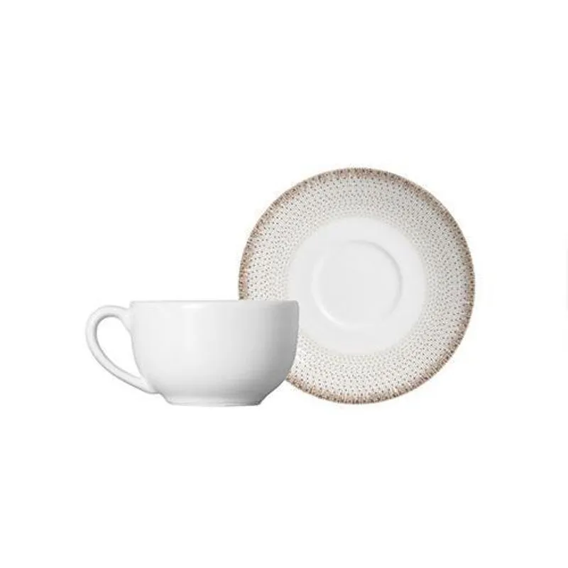 Conjunto 6 Xícaras De Chá Com Pires Sintonia 250ml