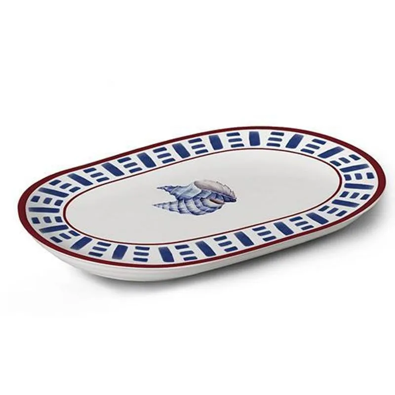 Travessa Caribe Navy 34cm Cerâmica Alleanza