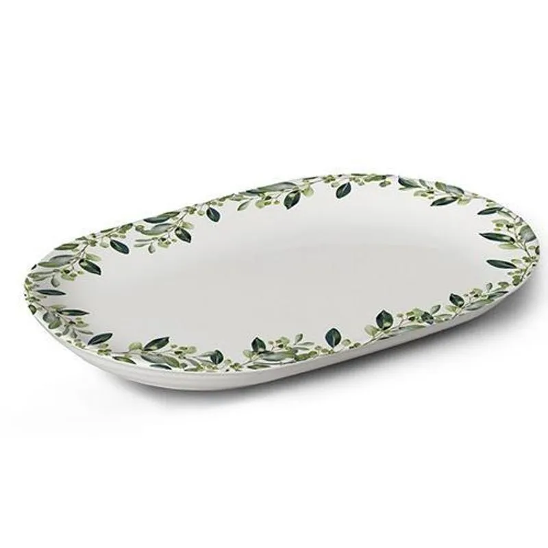 Travessa Oliveira 34cm Em Cerâmica Alleanza