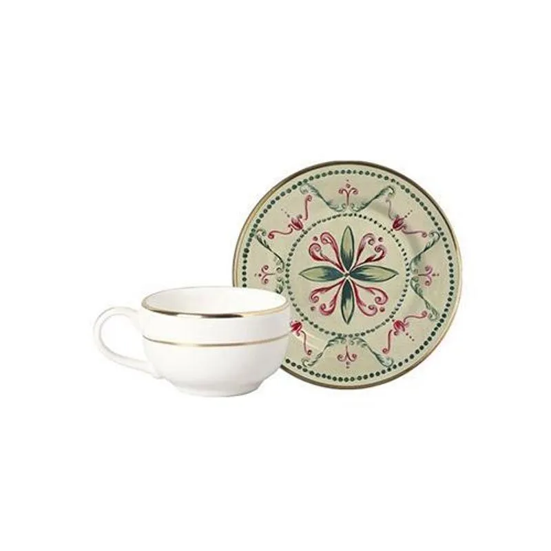 Conjunto 6 Xícaras De Café Pires Ravello Filete Ouro 85ml