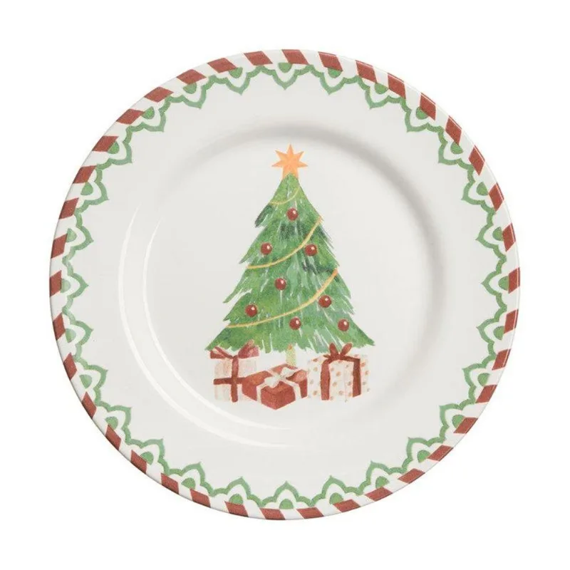 Prato de Sobremesa Home Style Natal Tree Gifts
