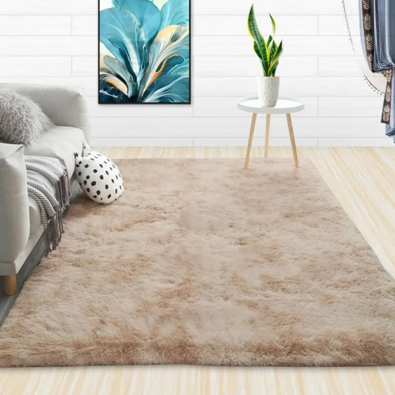 Tapete para Sala e Quarto Felpudo Cronos Casa Dona 200x250 cm Caramelo