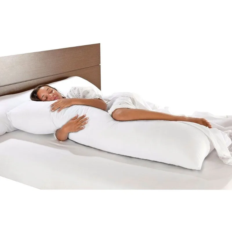 Travesseiro de Corpo + Fronha 100% Algodão Seu Aliado Para Dormir Casa Dona