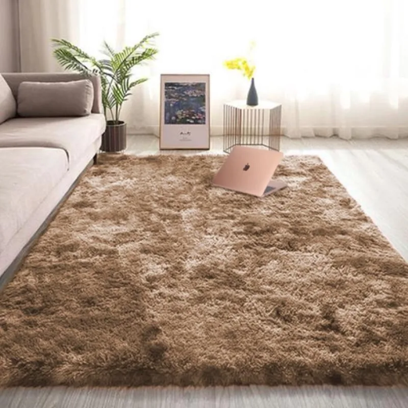 Tapete Para Sala E Quarto Felpudo Cronos Casa Dona 140x200 Cm Bege