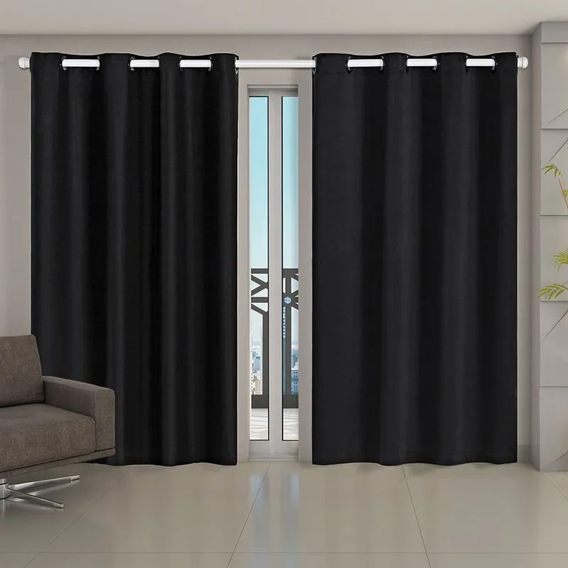 Cortina Blackout em Tecido Quarto Sala 2,80x2,60 Corta Luz Casa Dona