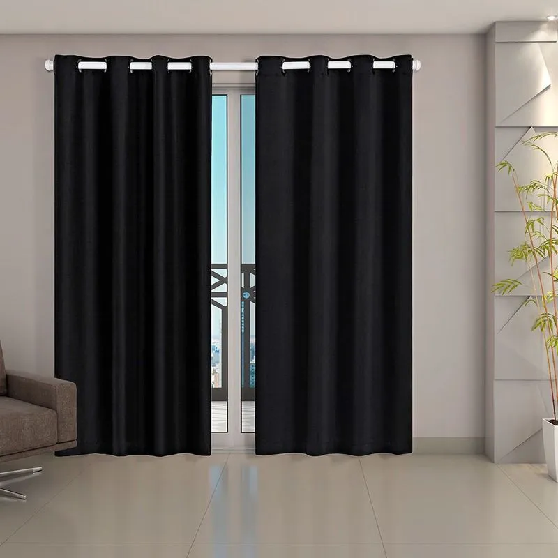 Cortina Blackout em Tecido Quarto Sala 2,80x1,80 Corta Luz Casa Dona
