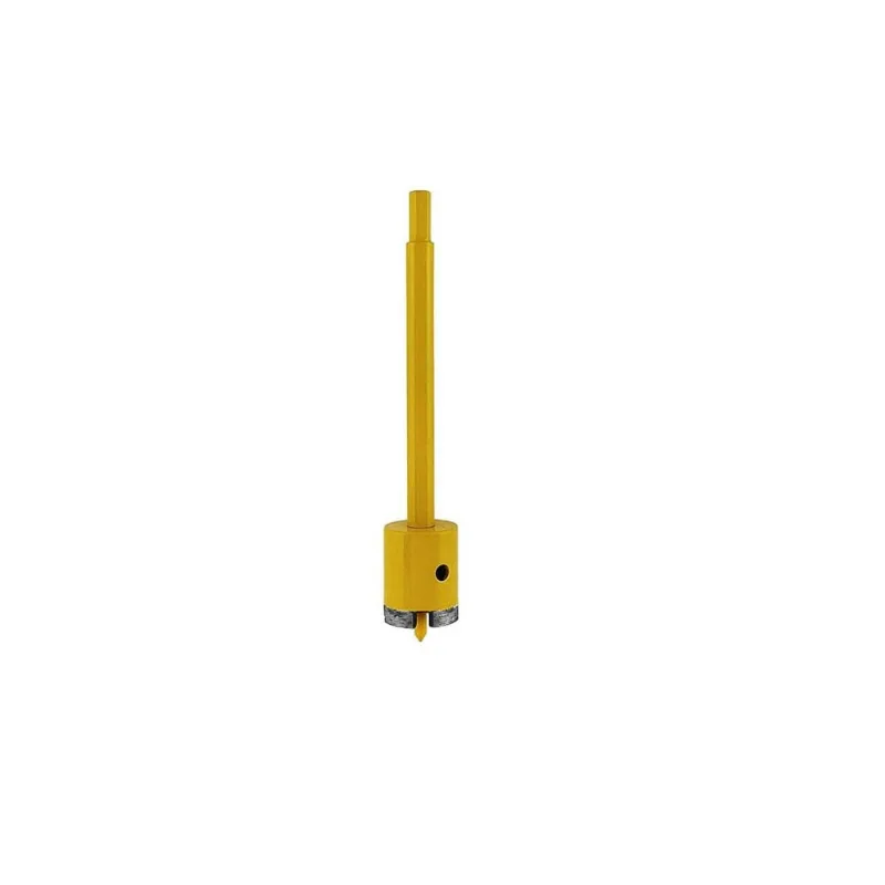 SERRA COPO DIAMANTADA TITANIUM COM HASTE 30MM X 7MM X 170MM