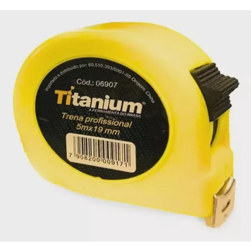 Trena De Medição Profissional 5m X 19mm R-06907 - Titanium