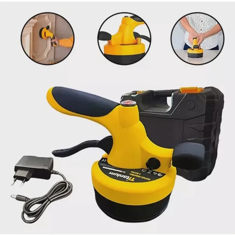 Ventosa Niveladora Elétrica Para Piso e Telhas 2.5 Ah R-06906 - Titanium