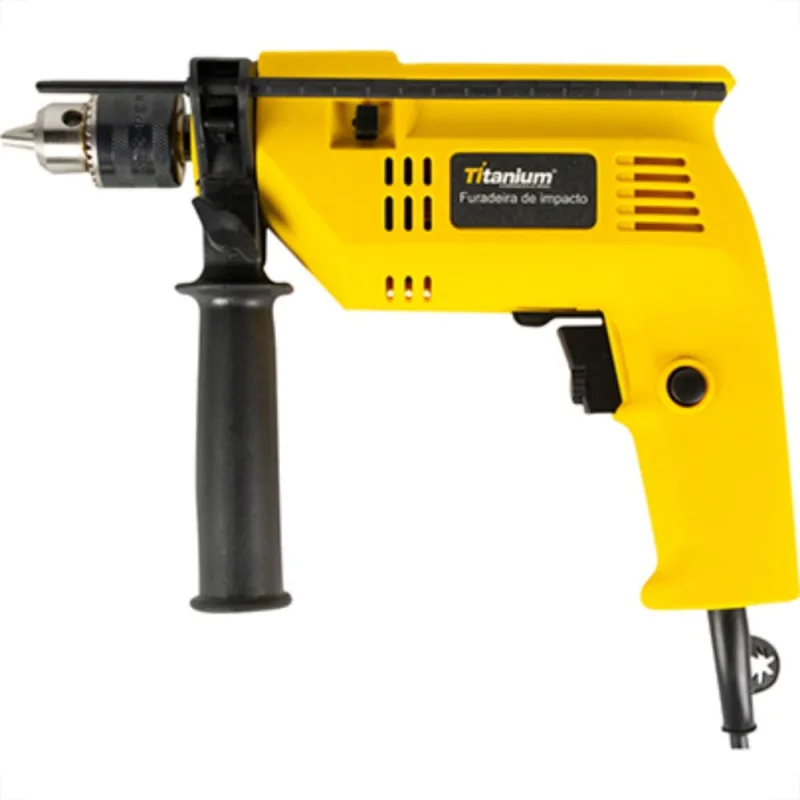 FURADEIRA IMPACTO TITANIUM FORCE PLUS 3/8 500W 220V
