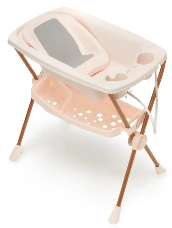 Banheira Plástica Bebê Acqua Premium Rose - Galzerano