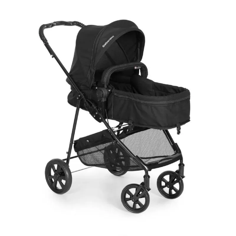Carrinho De Bebê Galzerano Napoli De 0 Meses Até 15kg Preto