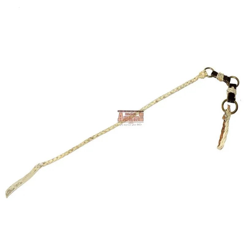 Chicote 3 Argolas 1 Perna Inox
