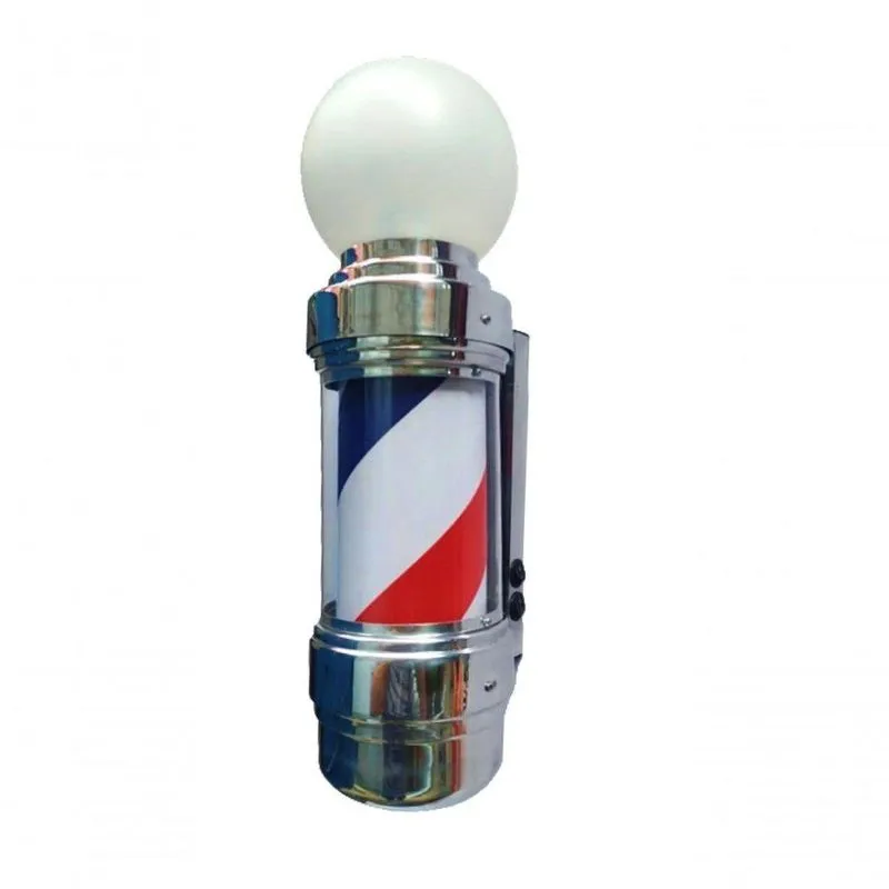 Barber Pole Giratório 50cm Voltagem Bivolt + Lindo Porta Pente.