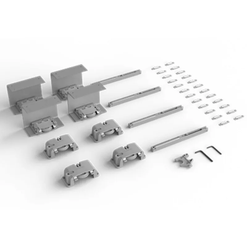 Sistema Deslizante Linea Top (10 a 20 Kg) para 02 Portas Rometal unitário
