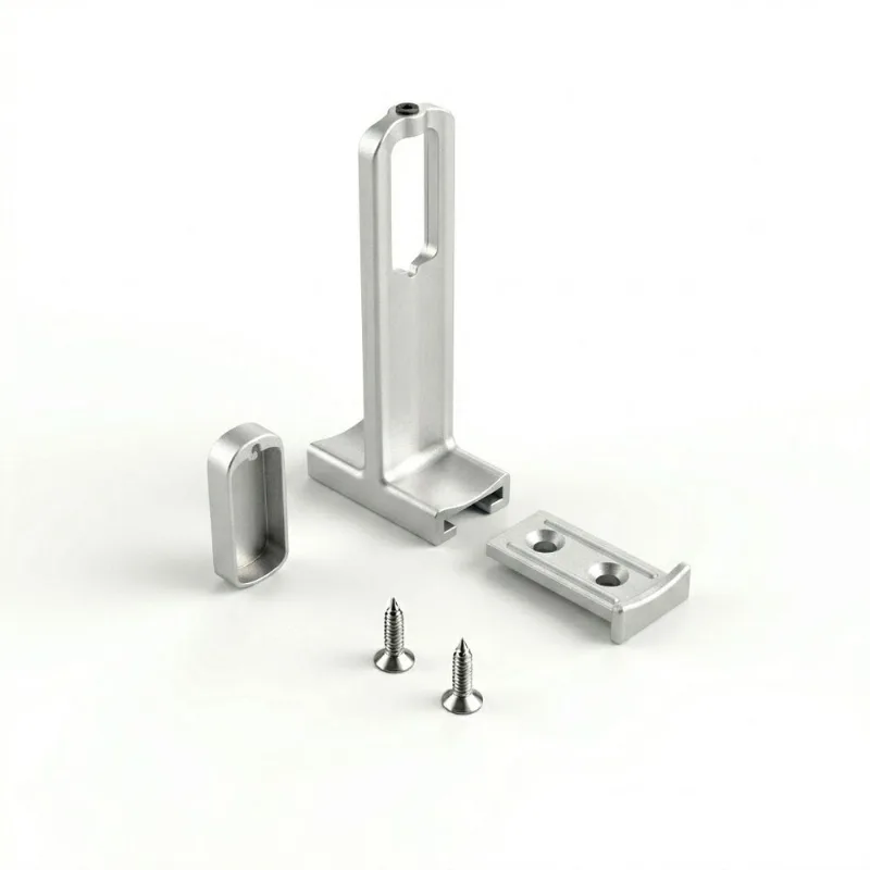 Suporte de Topo para Tubo Cabideiro Oval Vesto 28x12mm Cromo Acetinado Rometal 12518
