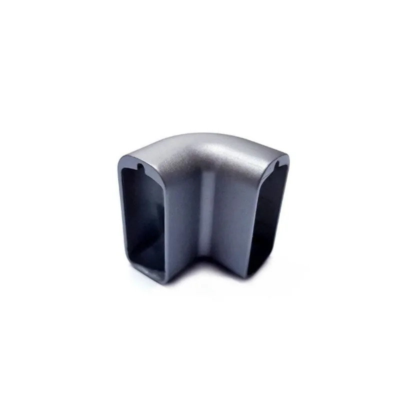 Conexão 90º para Tubo Cabideiro Oval Vesto 28x12mm Supra Titânio Rometal unitário