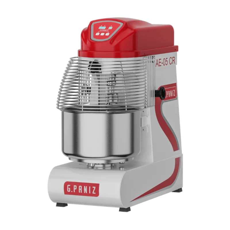 Masseira Espiral 5kg AE-05 CR G2 Epóxi G.Paniz - Separador/Batedor Desmontáveis + Cuba Removível e 3 Velocidades 110V