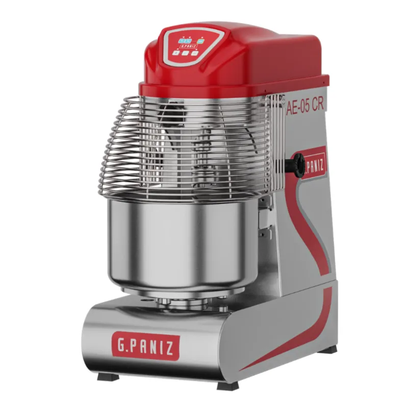 Amassadeira Espiral Inox Gpaniz 5kg 3 Velocidades Monofásico 127V AE 05 CR G2