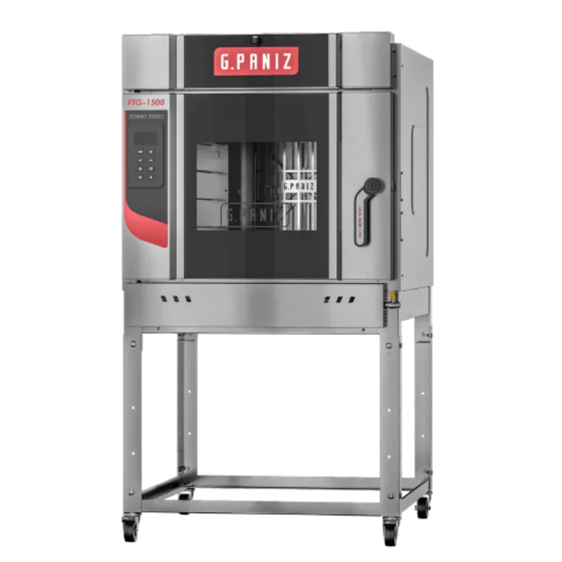 Forno Turbo A Gás FTG-1500 Total Inox G.Paniz 5 Esteiras Gás GLP (Botijão) G.Paniz