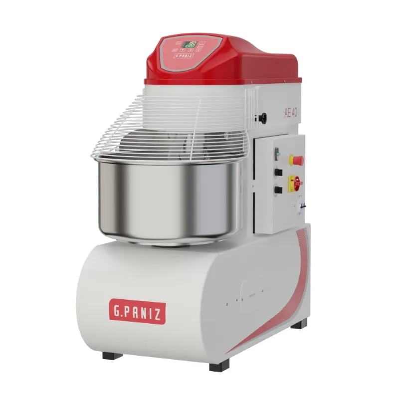 Amassadeira Espiral 40 Kg Epóxi 2 Velocidades Digital Ae-40 G2 Trifásica 380v - G.paniz
