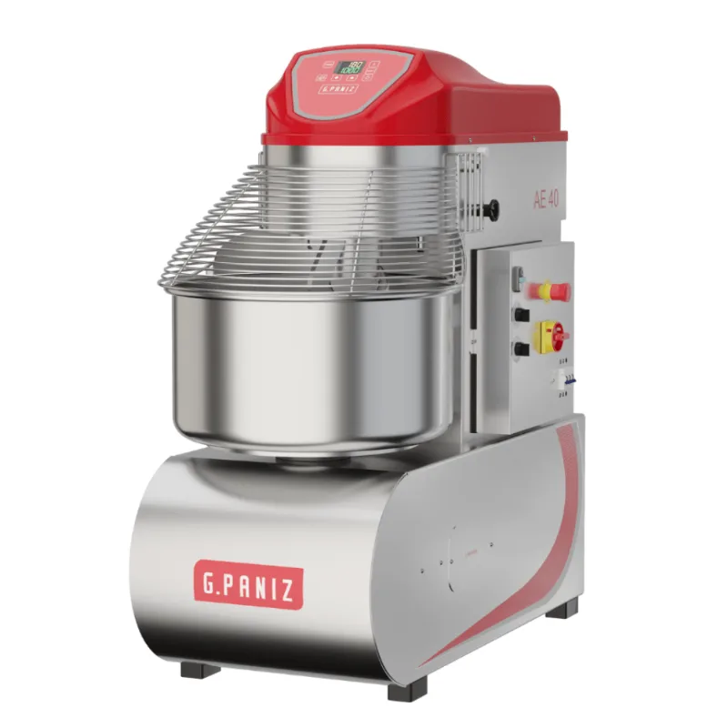Masseira Espiral 40kg Massa Pronta AE-40 G2 Inox Trifásico G.Paniz - 2 velocidades 220V Trifásico 2 Velocidades Inox