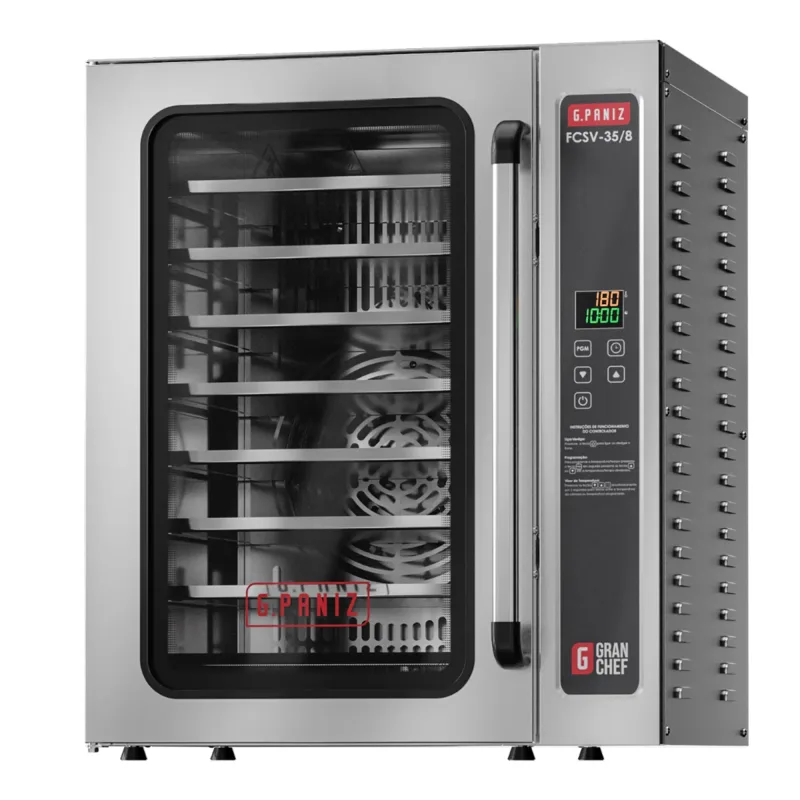 Forno Convector Elétrico Gpaniz GranChef Inox 8 Esteiras 220V FCSV 35/8