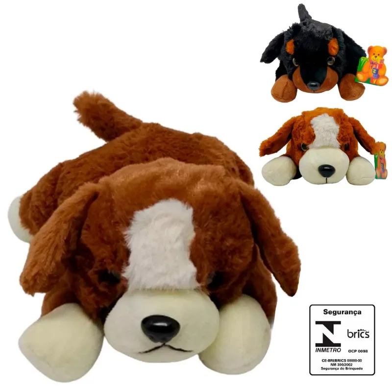 Cachorro de Pelúcia 30cm Fizzy