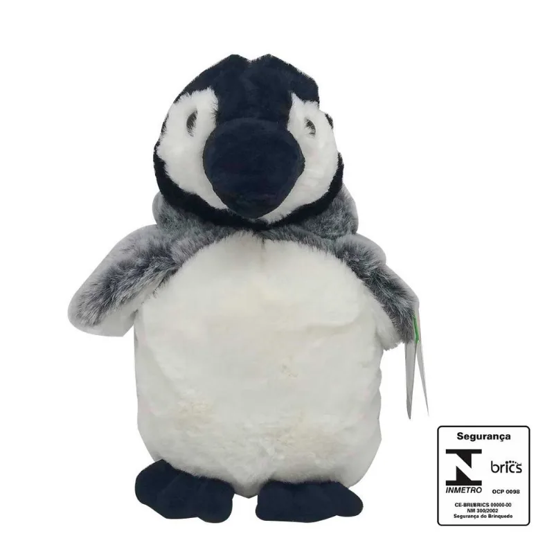 Pinguim de Pelúcia 23cm Fizzy