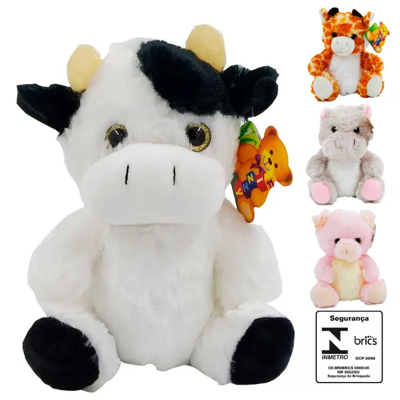 Animal de Pelúcia 20cm em Pelúcia Fizzy Animal de Pelúcia 20cm em Pelúcia Fizz SORTIDOS