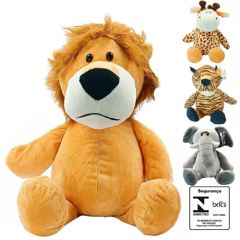 Bichinho de Pelúcia Decorativo 28cm em Poliéster Fizzy SORTIDOS