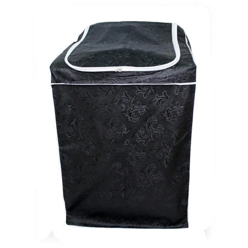 Capa Maquina De Lavar Com Zíper Electrolux, Brastemp - Preto