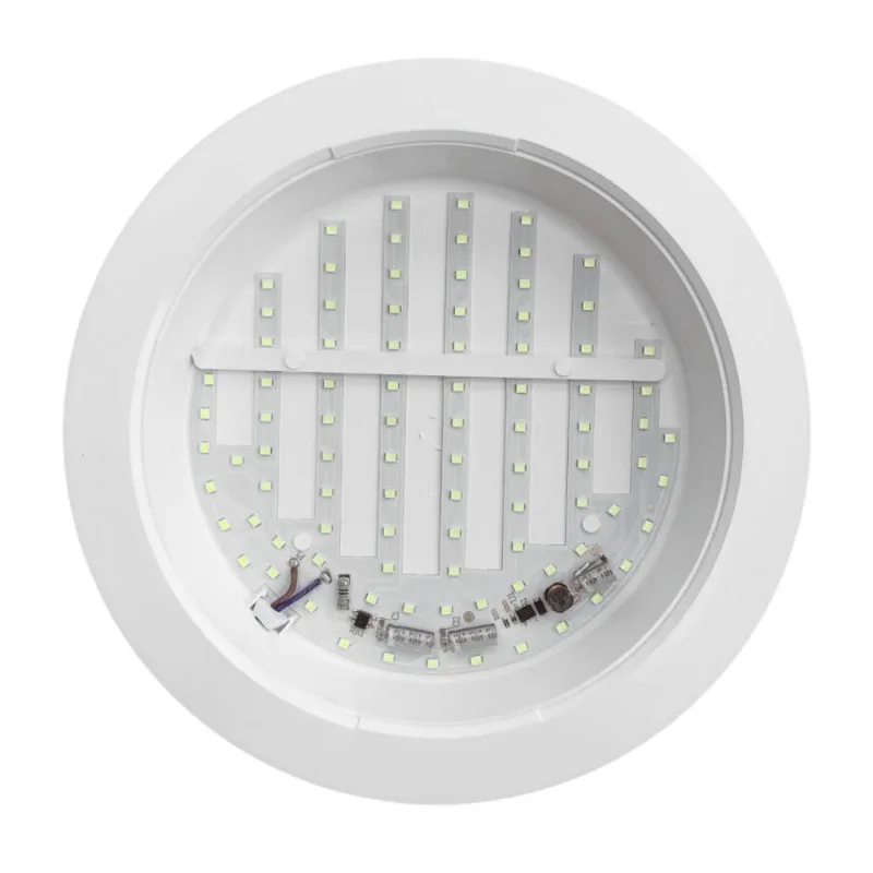 10 Painéis Placa De Led Taschibra 12w Lys Redondo Sobrepor 4000k Luz Neutra