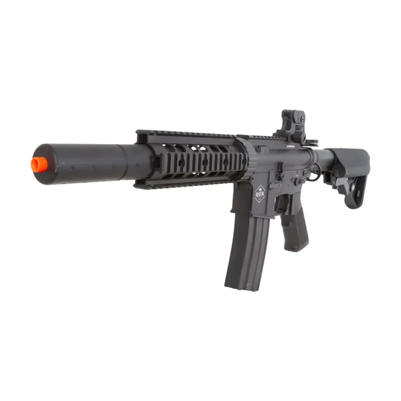 Rifle Elétrico Qgk Aeg M4a1 Silencer Fm-03 Full Metal 6mm